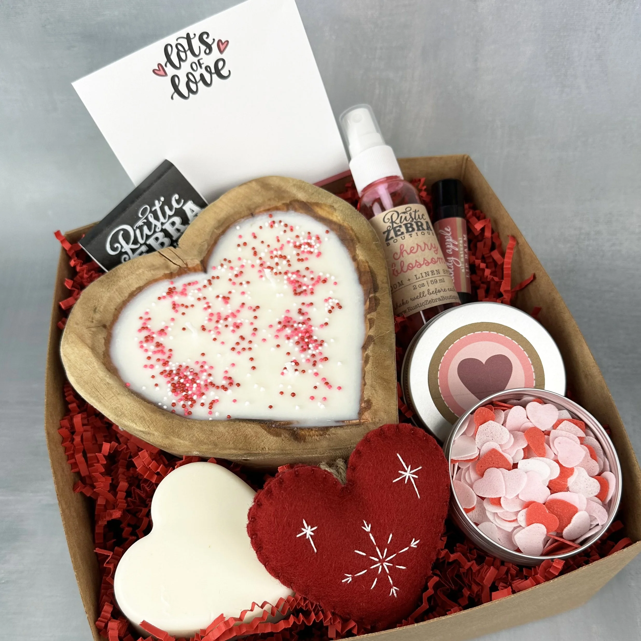 VALENTINE GIFT BOXES — Rustic Zebra Boutique